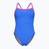 Dámske jednodielne plavky arena Monogram Challenge back blue river multi/shocking pink Dámske jednodielne plavky arena Monogram Challenge back blue river multi/shocking pink