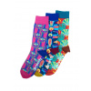 Meatfly ponožky Globe socks S19 Triple pack Meatfly ponožky Globe socks S19 Triple pack