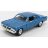 Chevrolet Chevelle SS 396 1966 1:24 Maisto modrá metalická Chevrolet Chevelle SS 396 1966 1:24 Maisto modrá metalická