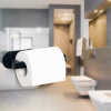 Držiak papiera Samolepiaci držiak na toaletný papier, čierny (Držiak papiera Samolepiaci držiak na toaletný papier, čierny) Držiak papiera Samolepiaci držiak na toaletný papier, čierny (Držiak papiera Samolepiaci držiak na toaletný papier, čierny)
