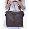 Veľká mäkká hnedá crossbody kabelka s rúčkami na plece Grosso 36x32x12 (Štýlová kabelka ktorá dodáva vášmu vzhľadu sofistikovaný dotyk.) Veľká mäkká hnedá crossbody kabelka s rúčkami na plece Grosso 36x32x12 (Štýlová kabelka ktorá dodáva vášmu vzhľadu sofistikovaný dotyk.)