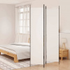vidaXL 3-panelový paraván biely 150x220 cm látkový - Biela - 56339-11360 vidaXL 3-panelový paraván biely 150x220 cm látkový - Biela - 56339-11360