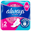 Always Ultra super Plus hygienické vložky 32 ks Always Ultra super Plus hygienické vložky 32 ks