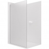 CERANO - Sprchová zástena Walk-in Crystal Ľ/P - 8 mm - bezvzperový systém - biela matná, mliečne sklo - 140x200 cm CERANO - Sprchová zástena Walk-in Crystal Ľ/P - 8 mm - bezvzperový systém - biela matná, mliečne sklo - 140x200 cm