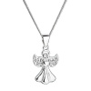 Strieborný náhrdelník anjel so Swarovski kryštálmi biely 32077.1 Strieborný náhrdelník anjel so Swarovski kryštálmi biely 32077.1