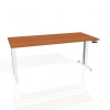 Pracovný stôl Motion, PO, 3S, 180x61 - 128x80 cm, čerešňa/sivá Pracovný stôl Motion, PO, 3S, 180x61 - 128x80 cm, čerešňa/sivá