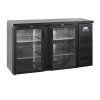Chladiaci stôl - barový - 2x presklené dvere - antracit | CBC-210G Chladiaci stôl - barový - 2x presklené dvere - antracit | CBC-210G