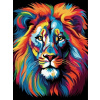 Malování na černé plátno 30 x 40 cm, lev Malování na černé plátno 30 x 40 cm, lev