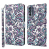 Peňaženkové 3D puzdro PAINTING na Motorola Moto G62 5G - Vírivý vzor Peňaženkové 3D puzdro PAINTING na Motorola Moto G62 5G - Vírivý vzor