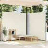zahrada-XL Zaťahovacia dvojitá bočná markíza na terasu 170x600 cm, krémová 48467 zahrada-XL Zaťahovacia dvojitá bočná markíza na terasu 170x600 cm, krémová 48467