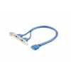 OEM Cablexpert kábel USB 3.0 PORTY prídavné 2 x USB pre MB CC-USB3-RECEPTACLE Gembird OEM Cablexpert kábel USB 3.0 PORTY prídavné 2 x USB pre MB CC-USB3-RECEPTACLE Gembird