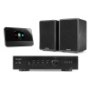 Fenton stereo set s tunerom - HiFi set s 2 reproduktormi - S Bluetooth, DAB+, FM a internetovým rádiom Fenton stereo set s tunerom - HiFi set s 2 reproduktormi - S Bluetooth, DAB+, FM a internetovým rádiom