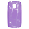 Puzdro gumené Samsung G800 Galaxy S5 mini fialové Puzdro gumené Samsung G800 Galaxy S5 mini fialové