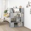 zahrada-XL Knižnica/deliaca stena betónová sivá 100x24x124 cm 809192 zahrada-XL Knižnica/deliaca stena betónová sivá 100x24x124 cm 809192