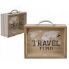 Drevená Pokladnička Kufor Travel Drevená Pokladnička Kufor Travel