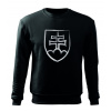DRAGOWA pánska mikina slovenský znak, čierna 300g/m2 - XL DRAGOWA pánska mikina slovenský znak, čierna 300g/m2 - XL