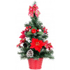 Stromček MagicHome Vianoce, ozdobený, červený, 41 cm Stromček MagicHome Vianoce, ozdobený, červený, 41 cm