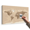 Obraz na korku nádherná vintage mapa sveta Obraz na korku nádherná vintage mapa sveta