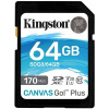 KINGSTON SD card SDXC 64GB Canvas Go! Plus KINGSTON SD card SDXC 64GB Canvas Go! Plus