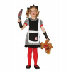 KOSTÝM GOTICKÁ BÁBIKA DIEVČA HALLOWEEN 116 KOSTÝM GOTICKÁ BÁBIKA DIEVČA HALLOWEEN 116