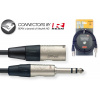 Stagg NAC3PSXMR, propojovací kabel XLR zástrčka - Jack 6,3 mm stereo zástrčka Stagg NAC3PSXMR, propojovací kabel XLR zástrčka - Jack 6,3 mm stereo zástrčka
