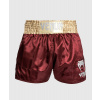 Muay Thai šortky Venum Classic - Burgundy/Gold/White Velikost: S Muay Thai šortky Venum Classic - Burgundy/Gold/White Velikost: S