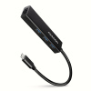 AXAGON HMC-GL3A, USB 3.2 Gen 1 hub, porty 3x USB-A + Gigabit Ethernet, kovový, kabel USB-C 20cm AXAGON HMC-GL3A, USB 3.2 Gen 1 hub, porty 3x USB-A + Gigabit Ethernet, kovový, kabel USB-C 20cm