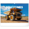 NOTIQUE Nástenný kalendár Stavebné stroje 2026, 48 x 33 cm NOTIQUE Nástenný kalendár Stavebné stroje 2026, 48 x 33 cm