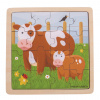 Bigjigs Toys Puzzle Kravička s teliatkom Bigjigs Toys Puzzle Kravička s teliatkom