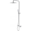 Omnires Y sprchová súprava nástenná s termostatom s dažďovou sprchou chrómová Y1244DCR Omnires Y sprchová súprava nástenná s termostatom s dažďovou sprchou chrómová Y1244DCR