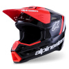 ALPINESTARS prilba S-M3 RADIUM, ALPINESTARS (černá/červená fluo/bílá) 2026 - S ALPINESTARS prilba S-M3 RADIUM, ALPINESTARS (černá/červená fluo/bílá) 2026 - S