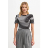 Tommy Hilfiger tričko dámske bavlnené WW0WW40587. čierna XS Tommy Hilfiger tričko dámske bavlnené WW0WW40587. čierna XS