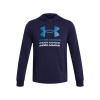 Under Armour mikina UA Rival Terry Graphic Hood BLU Under Armour mikina UA Rival Terry Graphic Hood BLU