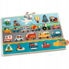 DJECO Drevené puzzle - hlavolam Vozidlá DJECO Drevené puzzle - hlavolam Vozidlá