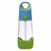 B.box láhev na pití s brčkem 450ml - modro/zelená B.box láhev na pití s brčkem 450ml - modro/zelená