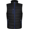 REGATTA PROFESSIONAL NAVIGATE TRA 892 / Pánska polstrovaná thermo vesta - black/new royal XXXL REGATTA PROFESSIONAL NAVIGATE TRA 892 / Pánska polstrovaná thermo vesta - black/new royal XXXL