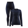Craft Core Dry Fuseknit set dámský Barva: Černá, Velikost: S Craft Core Dry Fuseknit set dámský Barva: Černá, Velikost: S