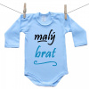 Boodyy Modré body s dlhým rukávom Malý brat 92 (18-24 mesiacov) Boodyy Modré body s dlhým rukávom Malý brat 92 (18-24 mesiacov)