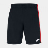 MAXI SHORT futbalové šortky čierna červená M MAXI SHORT futbalové šortky čierna červená M