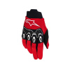 Motokrosové rukavice ALPINESTARS FULL BORE V2, červenobieločierne XL Motokrosové rukavice ALPINESTARS FULL BORE V2, červenobieločierne XL