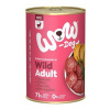 Konzerva pro psy WOW Adult, zvěřina s batáty, 400 g Konzerva pro psy WOW Adult, zvěřina s batáty, 400 g