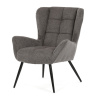 Autronic BONTEC Kreslo ušiak, modrá, látka, AK-H9206 BLUE2 Farba: Sivá Autronic BONTEC Kreslo ušiak, modrá, látka, AK-H9206 BLUE2 Farba: Sivá
