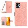 Peňaženkové kožené puzdro Sun Flower na Motorola Moto G13 / G23 / G53 5G - Ružová Peňaženkové kožené puzdro Sun Flower na Motorola Moto G13 / G23 / G53 5G - Ružová