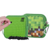 PIXIE CREW univerzálne púzdro Minecraft zeleno hnedá kocka PIXIE CREW univerzálne púzdro Minecraft zeleno hnedá kocka