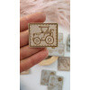Koženkový štítok TRAKTOR Materiál/farba: Camel koženka Koženkový štítok TRAKTOR Materiál/farba: Camel koženka