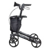 Medicco Gemino 30 štvorkolečkové chodítko odľahčené - čierná Medicco Gemino 30 štvorkolečkové chodítko odľahčené - čierná
