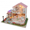 Dvěděti miniatúra domčeka Roztomilá vila Dvěděti miniatúra domčeka Roztomilá vila