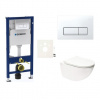 Cenovo zvýhodnený závesný WC set Geberit do ľahkých stien / predstenová montáž + WC SAT Infinitio SIKOGESINFD50 Cenovo zvýhodnený závesný WC set Geberit do ľahkých stien / predstenová montáž + WC SAT Infinitio SIKOGESINFD50