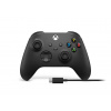 Xbox bezdrôtový ovládač čierny + USB-C kábel 2,7m Xbox bezdrôtový ovládač čierny + USB-C kábel 2,7m
