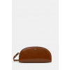 Kožená kabelka A.P.C. sac demi-lune shoulder PXCCK.F61997 hnedá ONE SIZE Kožená kabelka A.P.C. sac demi-lune shoulder PXCCK.F61997 hnedá ONE SIZE
